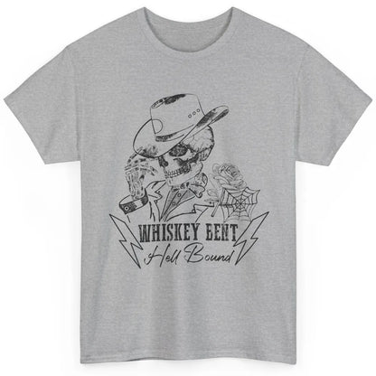 Skeleton Cowboy Whiskey Bent Hell Bound Western Country Classic Unisex T-Shirt