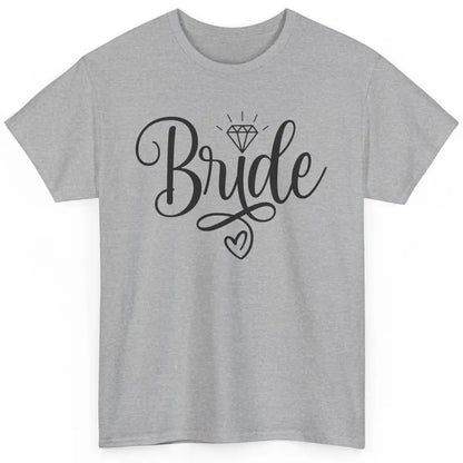 Bride To Be Wedding Ring Future Mrs. Engagement Bachelorette Classic Unisex T-Shirt