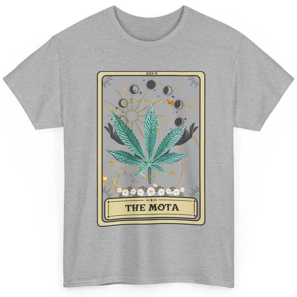 Vintage Weed The Mota Tarot Card Weed Cannabis Marijuana Classic Unisex T-Shirt