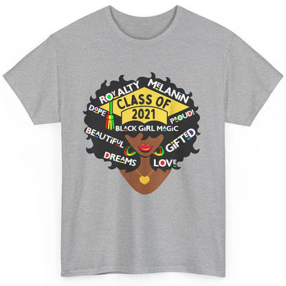 Class Of 2021 Black Educated High School College Graduation Classic Unisex T-Shirt