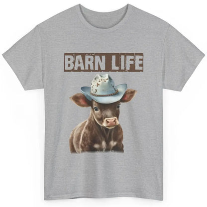 Cute Cow Barn Life Cowboy Hat Little Cowboy Western Boy Classic Unisex T-Shirt