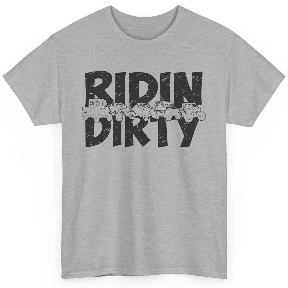 Retro UTV SXS Rider Riding Dirty ATV Offroad Riding SXS Life Classic Unisex T-Shirt