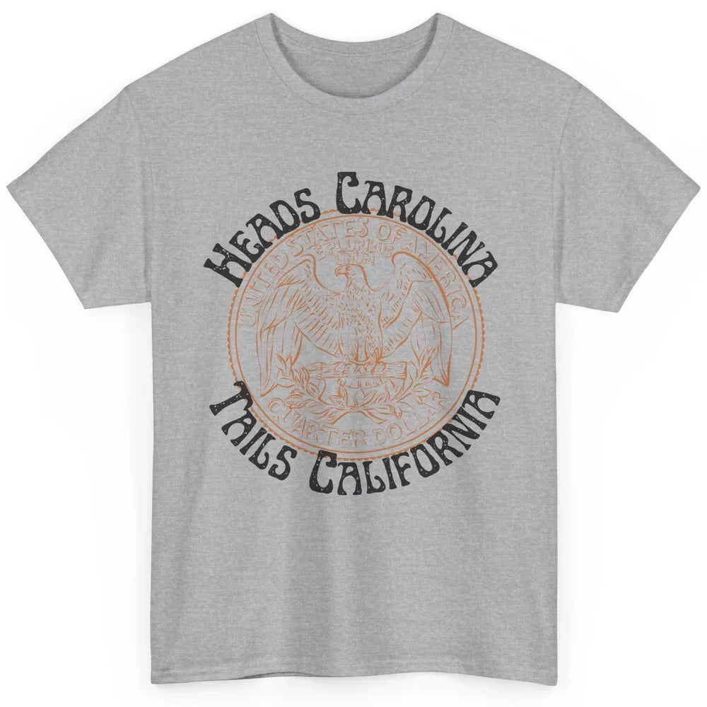 Vintage Heads Carolina Tail California US Western Country Classic Unisex T-Shirt