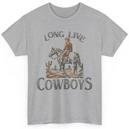 Desert Cowboy Retro Riding Horse Howdy Western Country Rodeo Classic Unisex T-Shirt