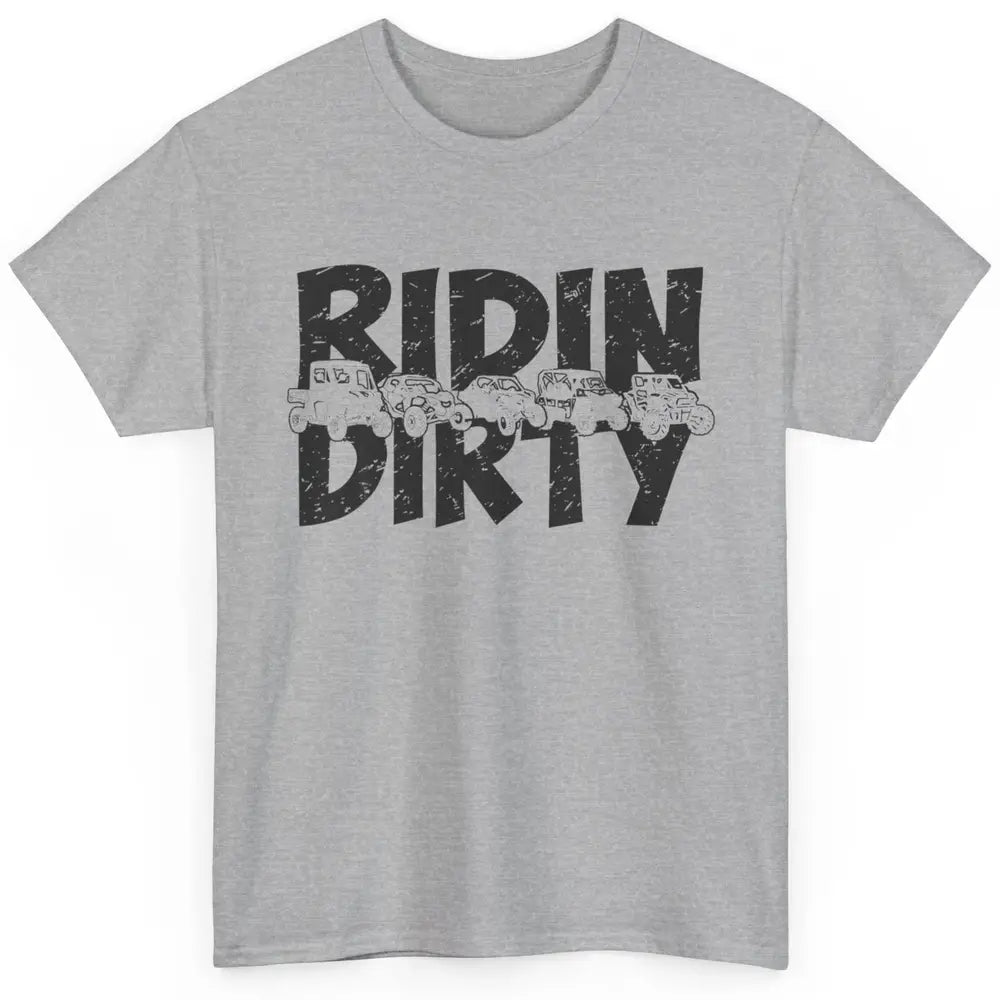 Retro UTV SXS Rider Riding Dirty ATV Offroad Riding SXS Life Classic Unisex T-Shirt