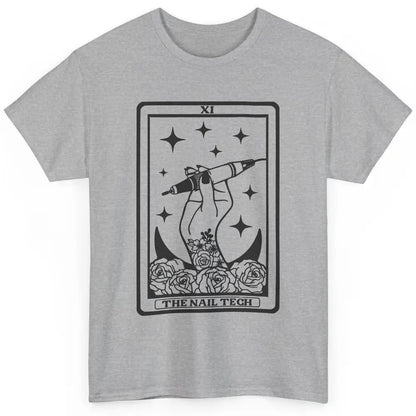 The Nail Tech Tarot Card Beautician Nail Boss Cosmetology Classic Unisex T-Shirt