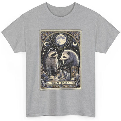 Team Trash Tarot Card Opossum Witchcraft Goth Possum Vintage Panda Raccoon Sarcastic Classic Unisex T-Shirt