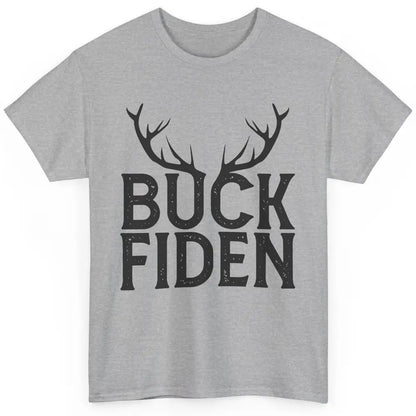 Funny Buck Fiden Deer I Will Not Comply Anti Biden Liberals Classic Unisex T-Shirt