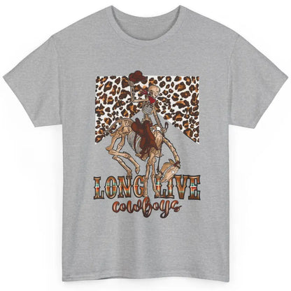 Cowboy Killer Long Live Cowboy Skeleton Leopard Western Classic Unisex T-Shirt