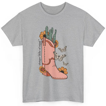 Yeehaw State of Mind Western Cowgirl Boot Desert Sunflower Classic Unisex T-Shirt