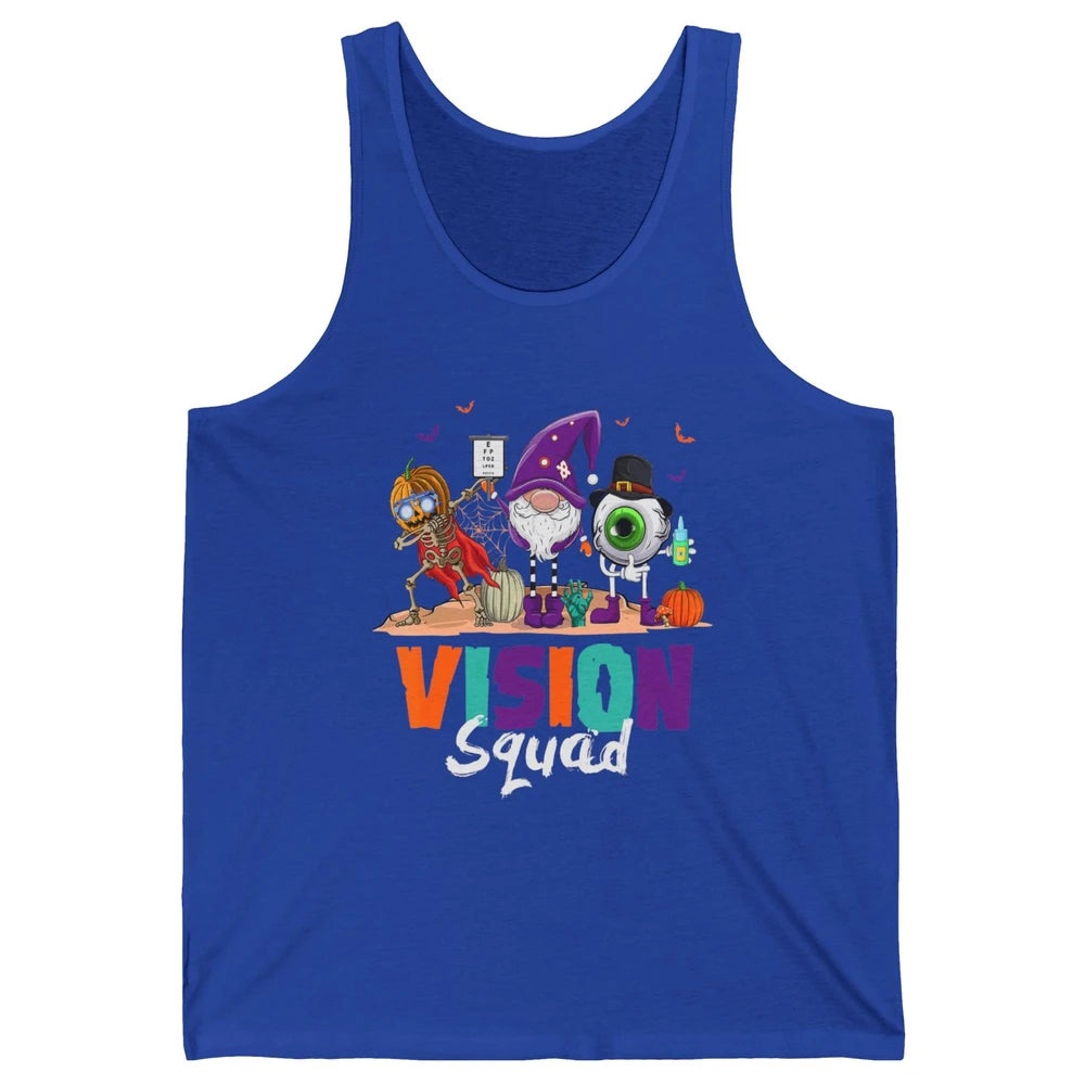 Vision Squad Optometry Optometrist Witch Halloween Spooky Unisex Jersey Tank