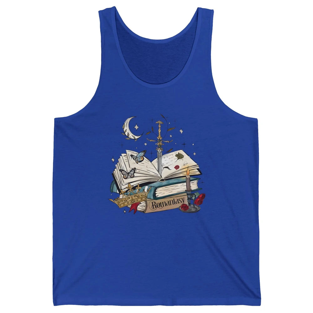 Bookish Romance Reader Librarian Literature Gothic Bookworm Unisex Jersey Tank