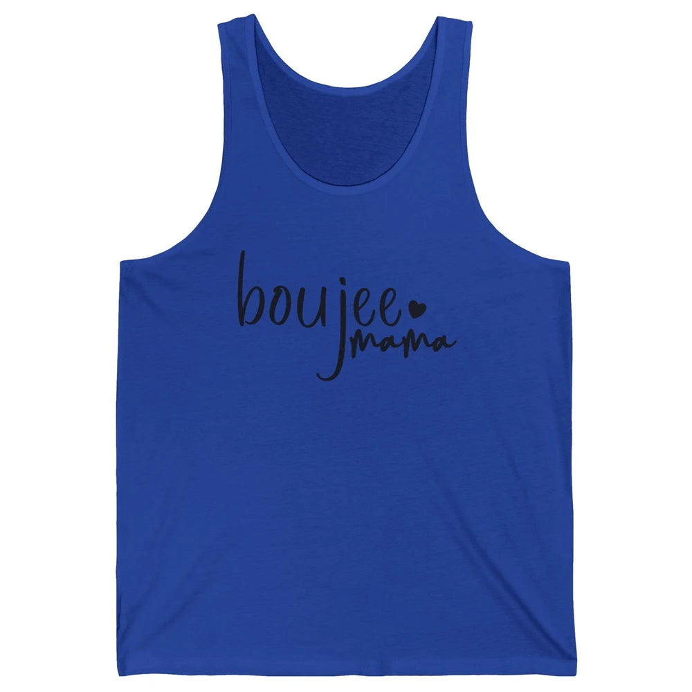 Boujee Mama Boujee Mom Fall Halloween Western Girl Mama Unisex Jersey Tank