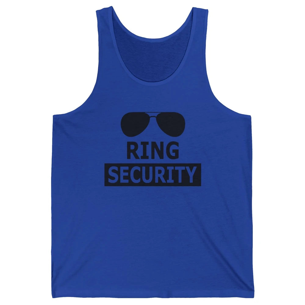 Wedding Ring Security Boy Ring Bearer Wedding Party Unisex Jersey Tank