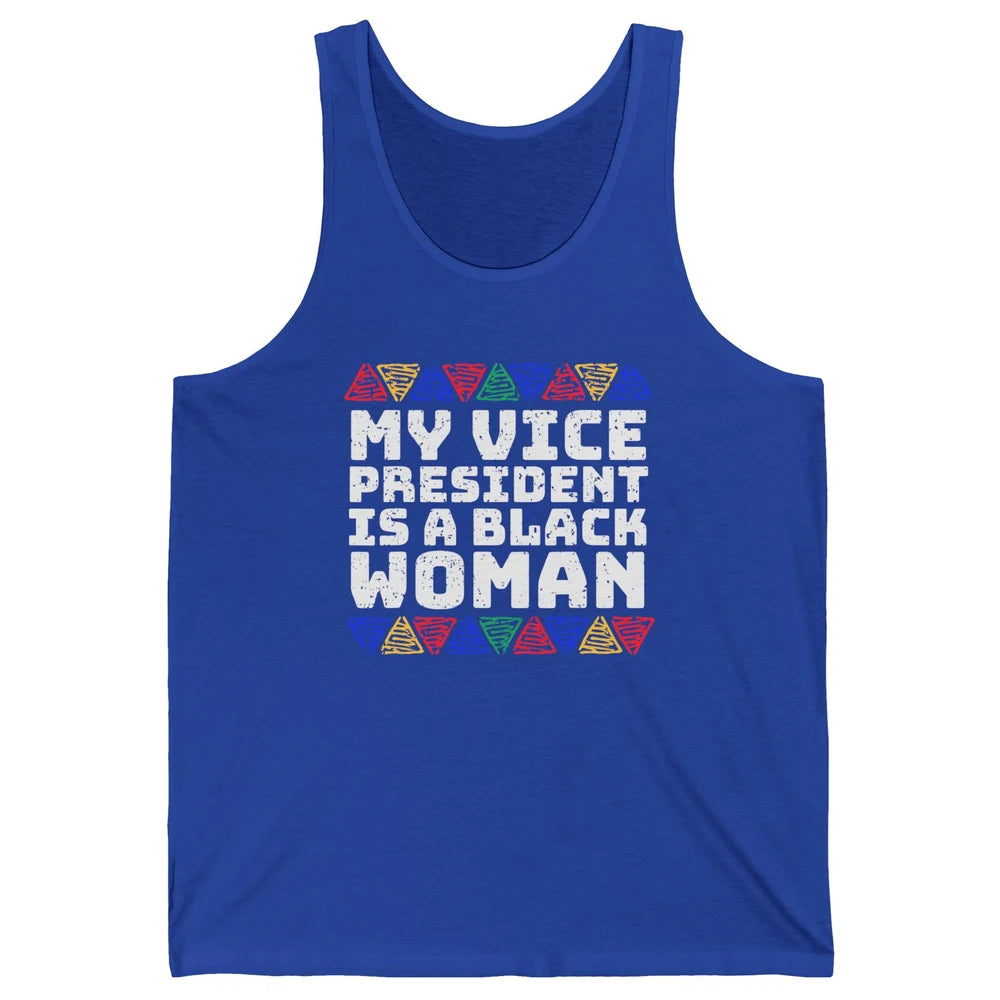 Black History Month Black Queen My Vice President Is Black Unisex Jersey Tank