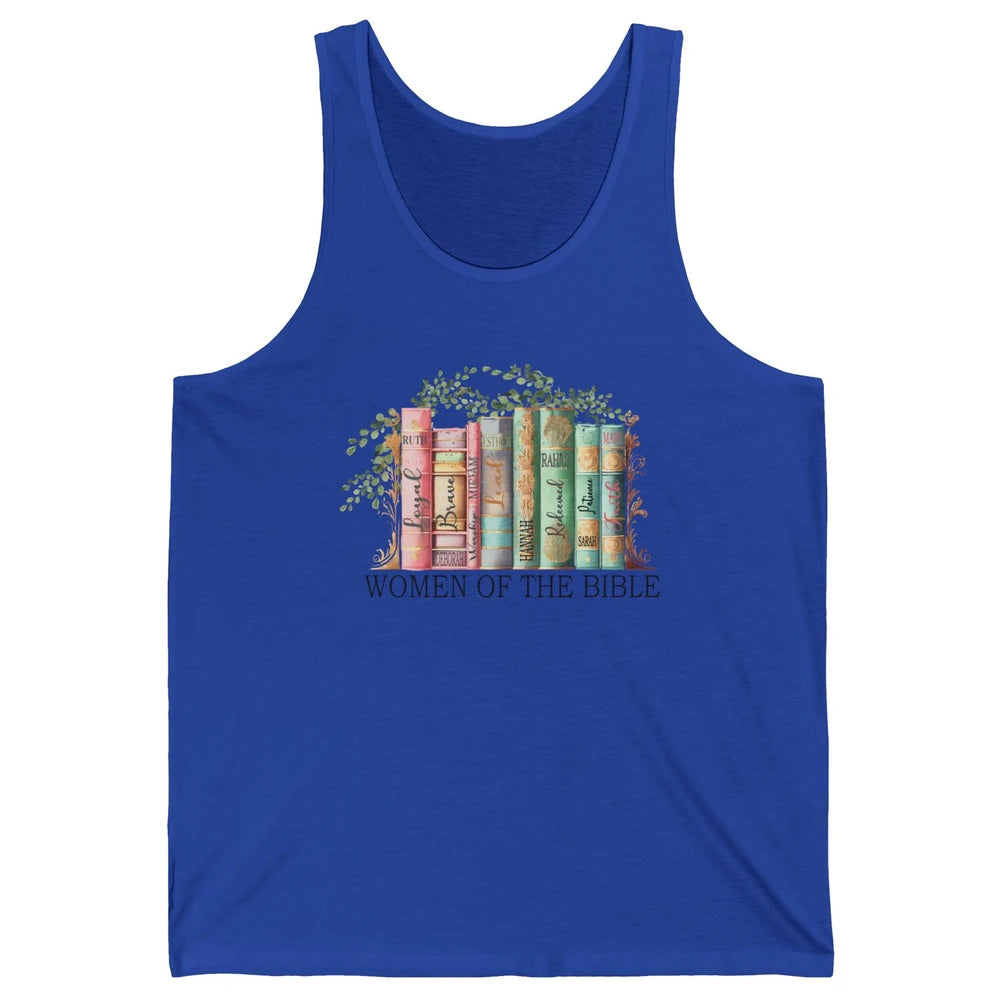 Wildflower Christian Women Of The Bible Religious Book Lover Unisex Jersey Tank