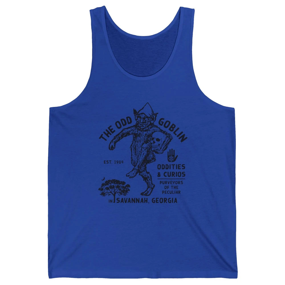 Vintage The Odd Goblin Est 1984 Oddities Savannah Georgia Unisex Jersey Tank