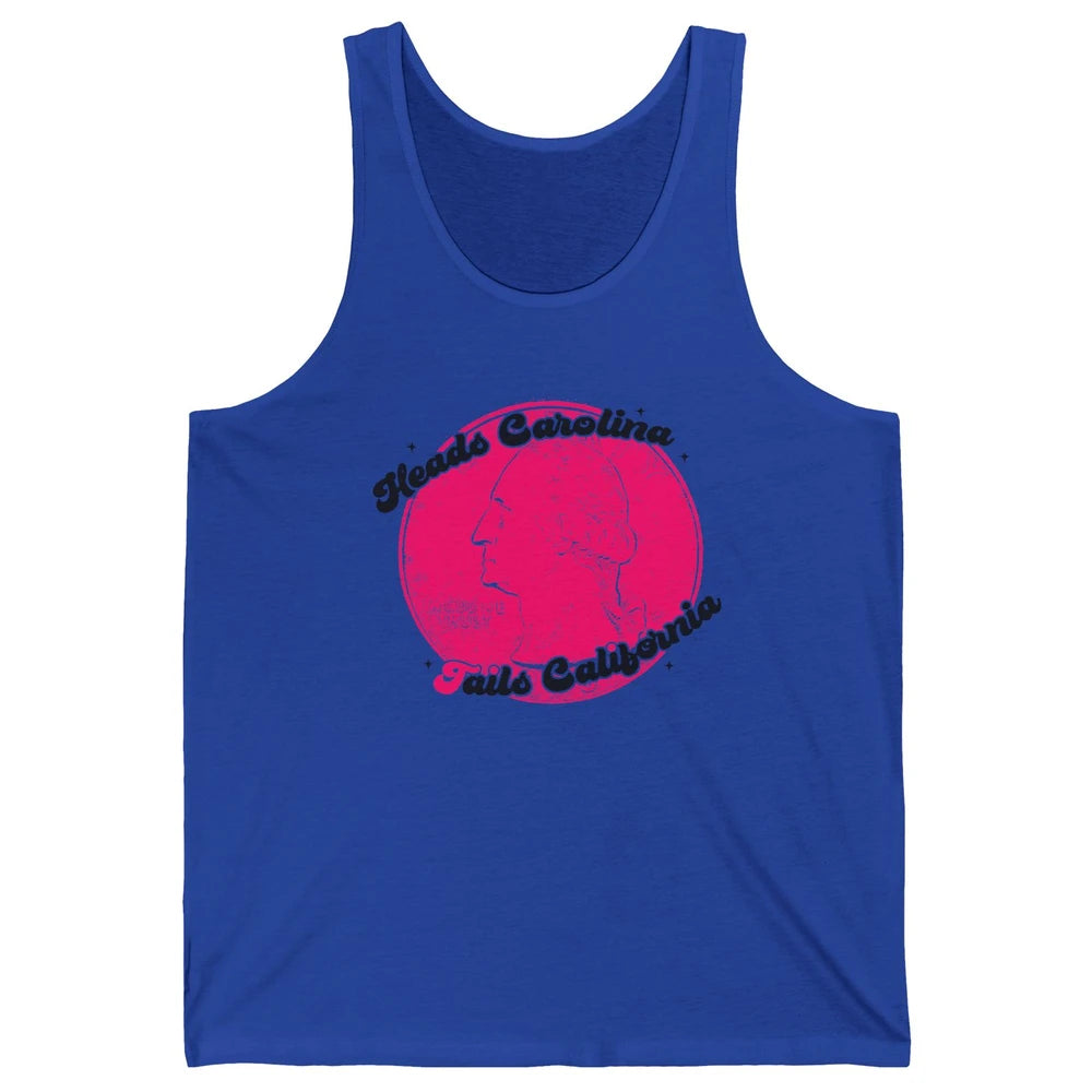 Vintage Heads Carolina Tail California Western Country Unisex Jersey Tank