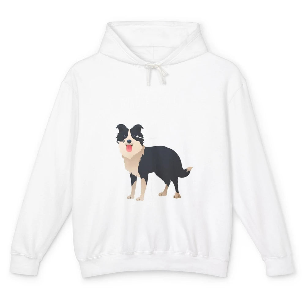 Funny Anatomy Of Border Collie Dog Anatomy Dog Mom Gift Unisex Lightweight Hoodie