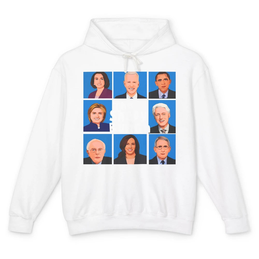 The Shady Bunch Anti Biden Obama Clinton Funny Vote Trump Unisex Lightweight Hoodie