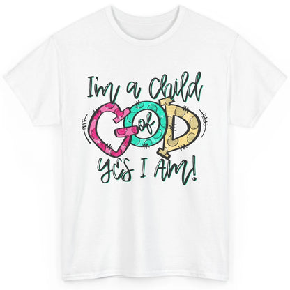 Christian I'm Child of God Hand Drawn Bible Verse Religious Classic Unisex T-Shirt