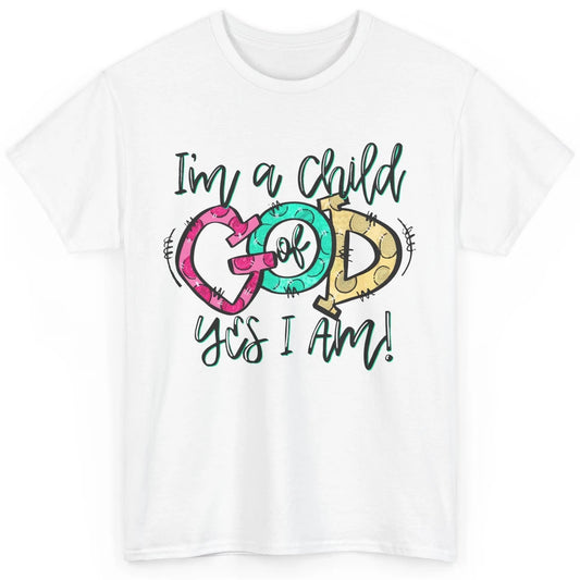 Christian I'm Child of God Hand Drawn Bible Verse Religious Classic Unisex T-Shirt