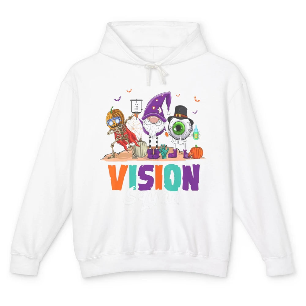 Vision Squad Optometry Optometrist Witch Halloween Spooky Unisex Lightweight Hoodie