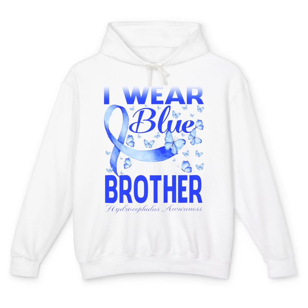 Wear Blue For Brother Warrior Hydrocephalus Cancer Awareness Unisex Lightweight Hoodie