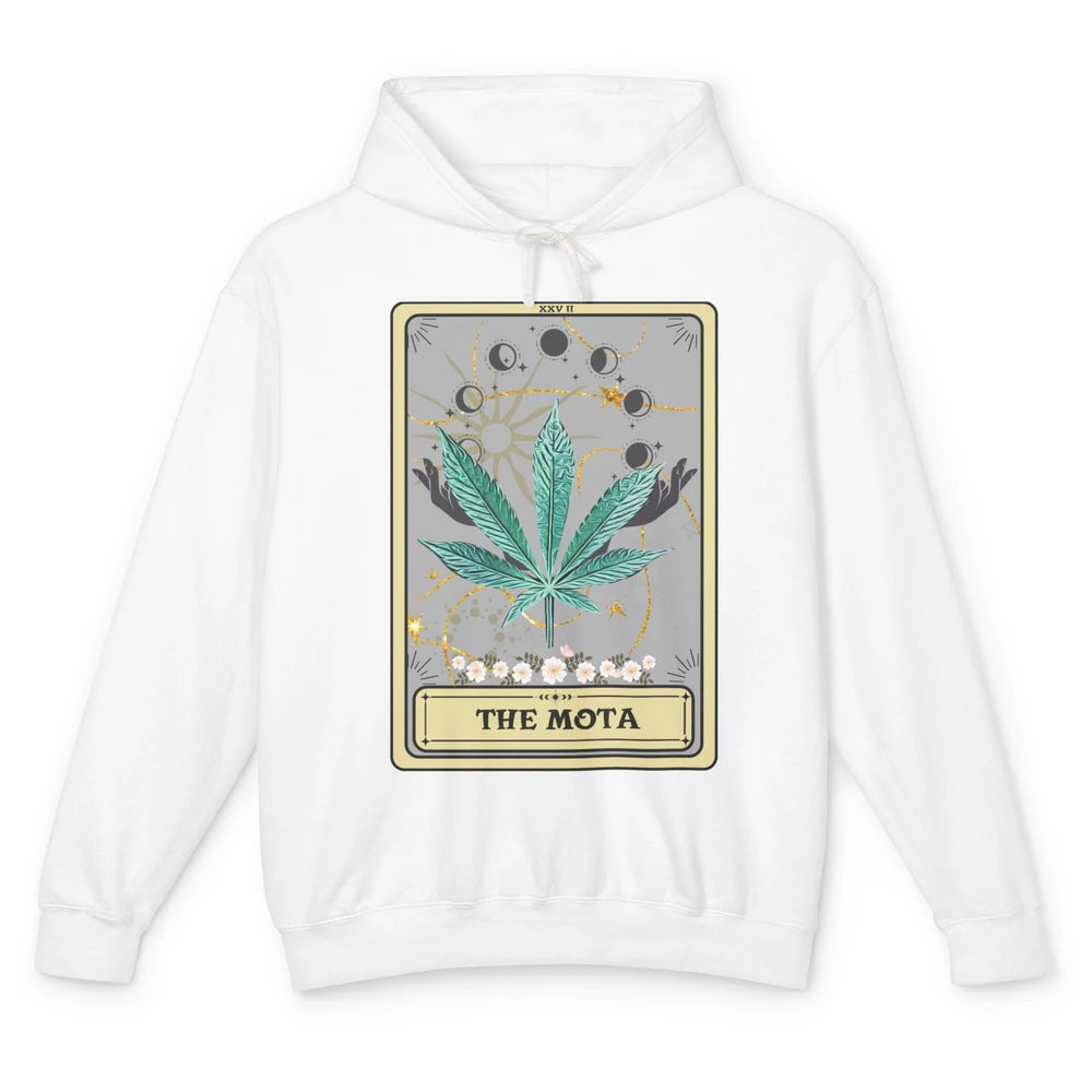 Vintage Weed The Mota Tarot Card Weed Cannabis Marijuana Unisex Lightweight Hoodie