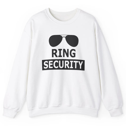 Wedding Ring Security Boy Ring Bearer Wedding Party Unisex Crewneck Sweatshirt