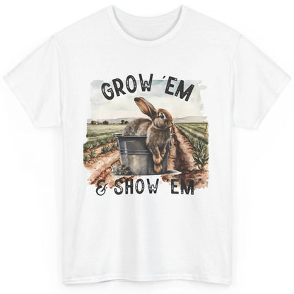 Baby Rabbit On The Farm Grow Em Show Em Western Farm Life Classic Unisex T-Shirt