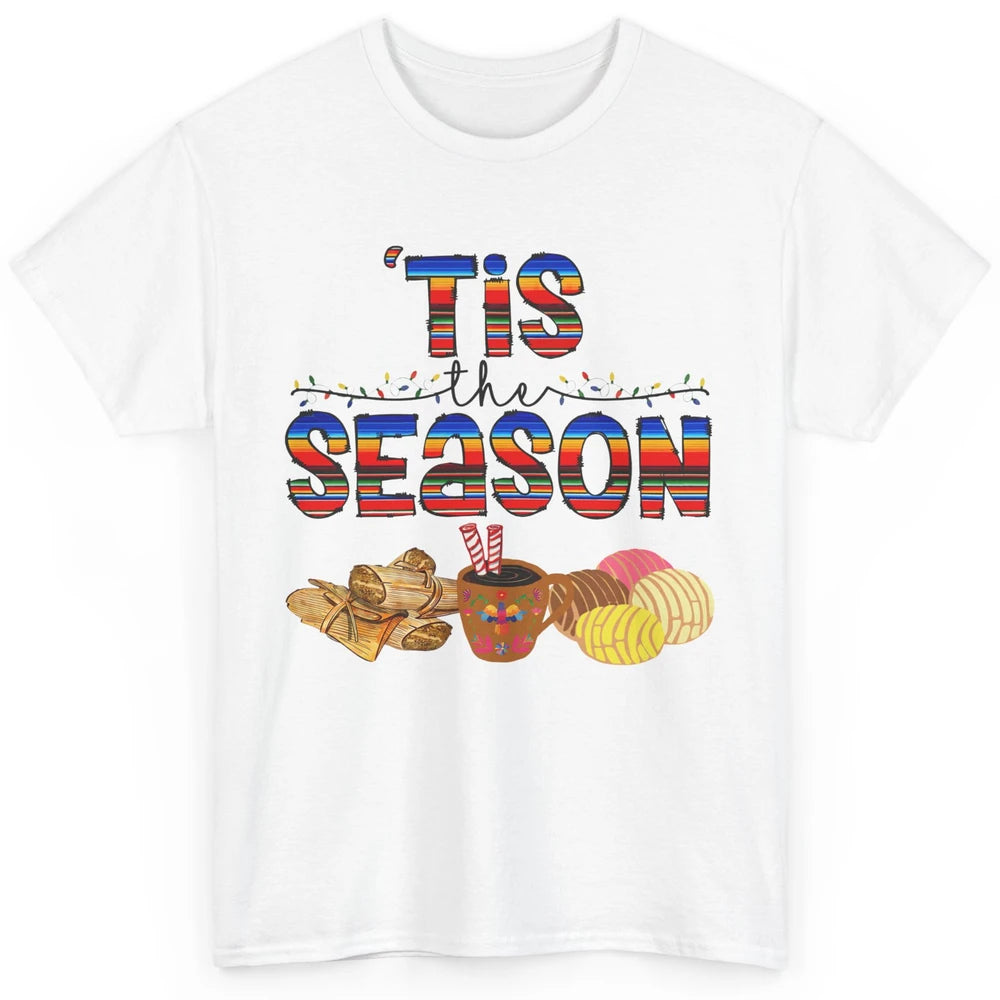 Tis The Season Mexican Christmas Concha Tamale Sweet Bread Classic Unisex T-Shirt