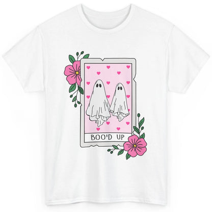 Floral Bood Up Tarot Card Valentines Day Spooky Ghost Couple Classic Unisex T-Shirt