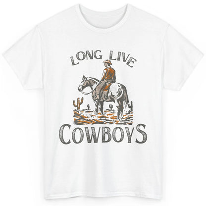 Desert Cowboy Retro Riding Horse Howdy Western Country Rodeo Classic Unisex T-Shirt