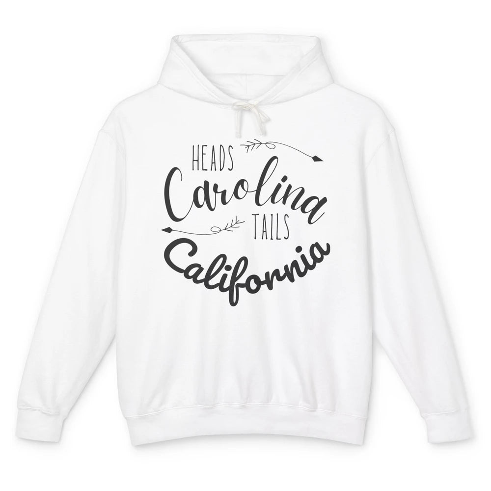 Heads Carolina Tail California Western Summer Beach Paradise Unisex Lightweight Hoodie