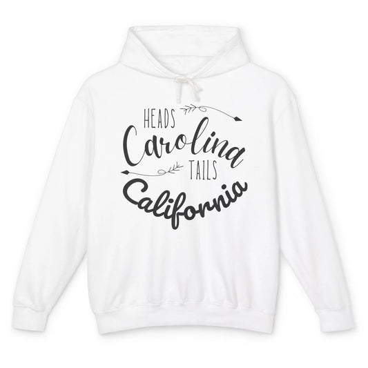 Heads Carolina Tail California Western Summer Beach Paradise Unisex Lightweight Hoodie