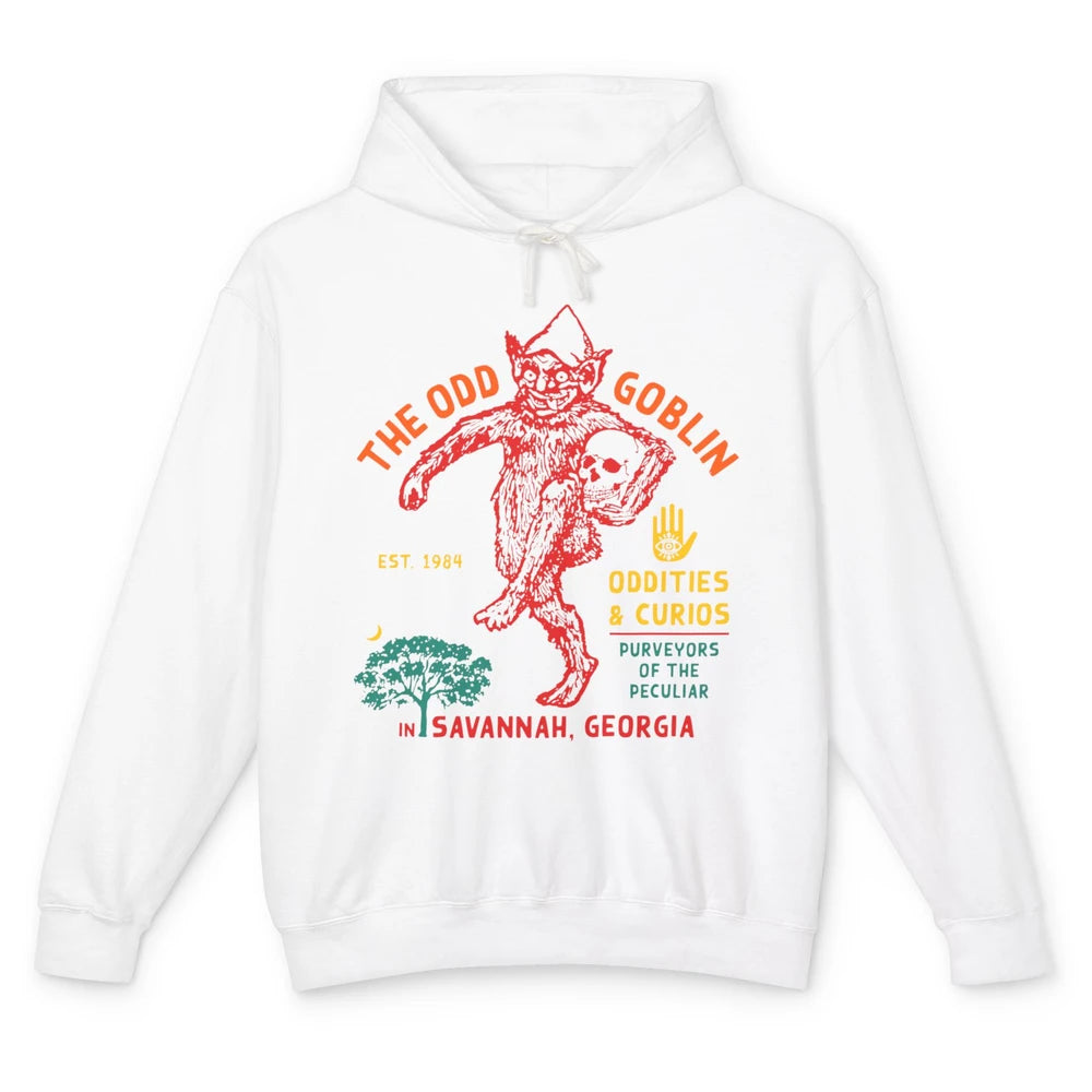 Vintage The Odd Goblin Est 1984 Oddities Savannah Georgia Unisex Lightweight Hoodie