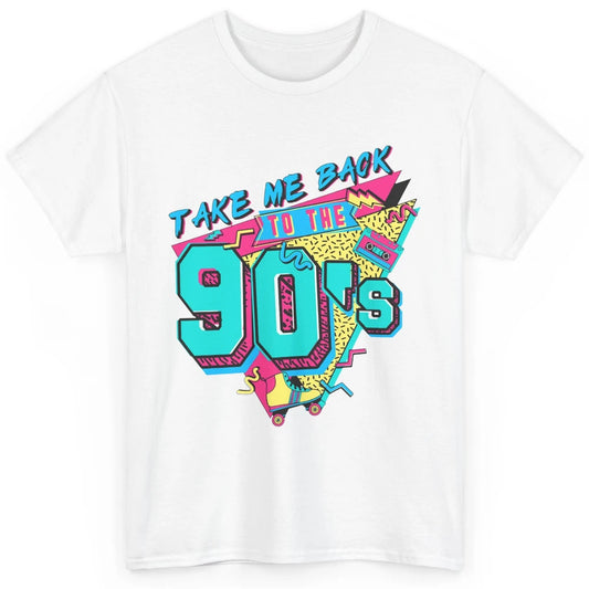 Vintage Take Me Back To The 90s Cassette Retro Rainbow Child Classic Unisex T-Shirt