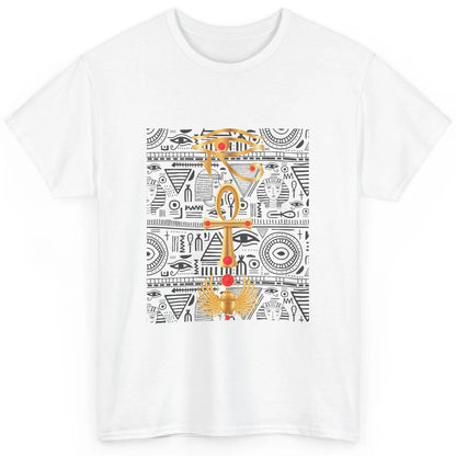 Cool Ancient Egyptian Eye Of Horus Ankh Scarab Egypt History Classic Unisex T-Shirt