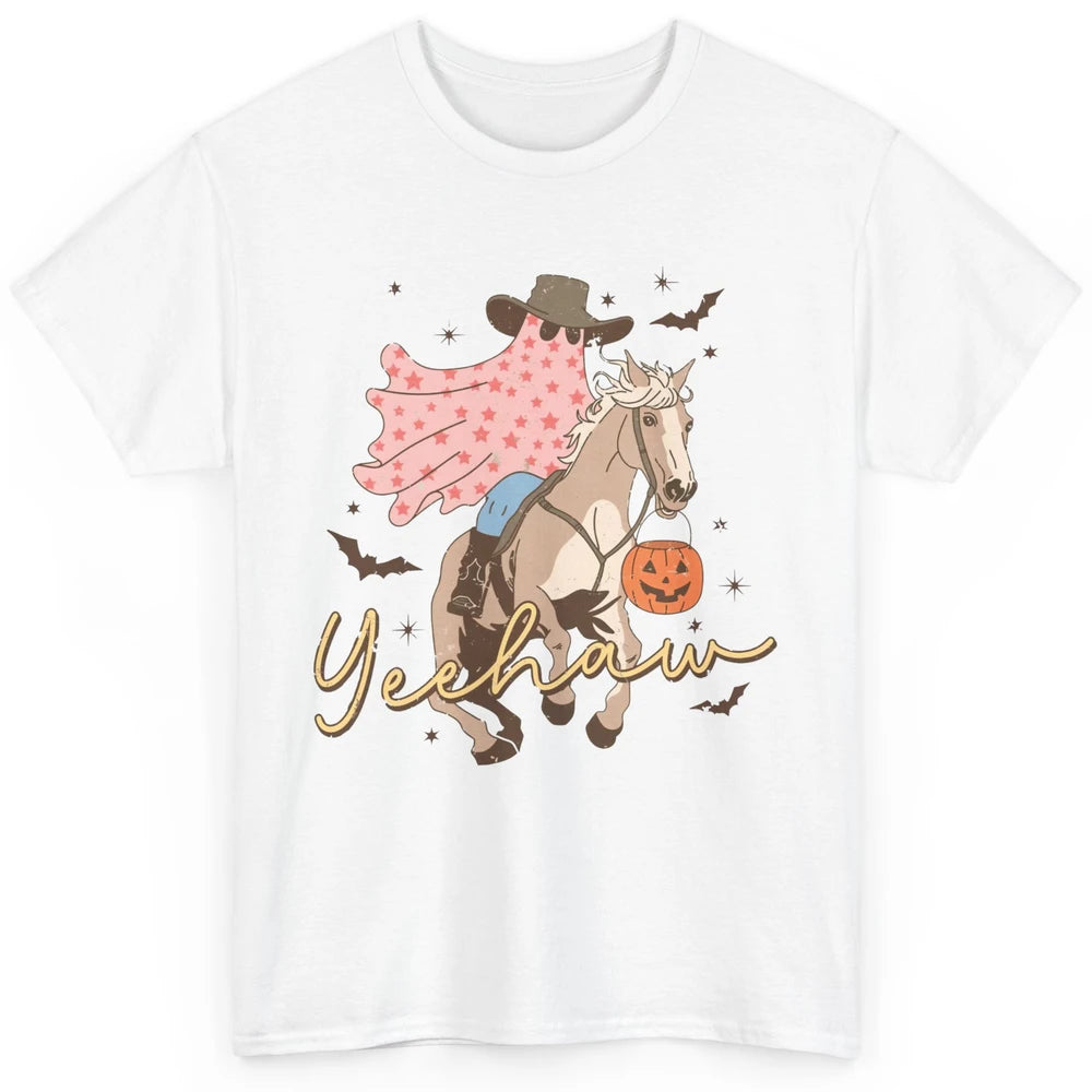 Cowboy Ghost Howdy Ghost Spooky Yeehaw Western Halloween Classic Unisex T-Shirt