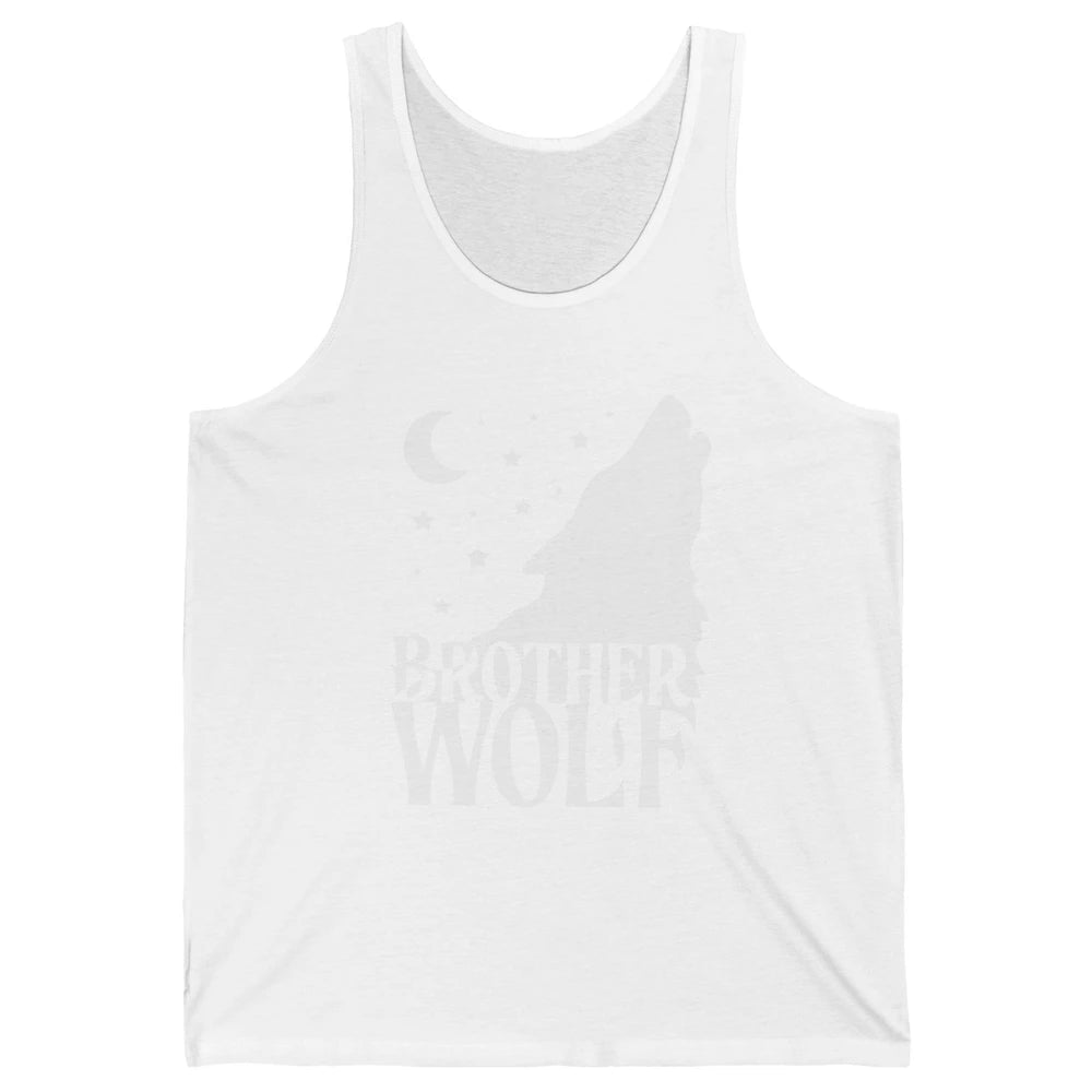 Brother Wolf Wolf Pack Wolf Family Matching Family Outfit Unisex Jersey Tank