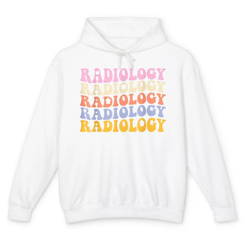 Groovy Radiology Life Radiologist Rad Tech Technologist Boho Unisex Lightweight Hoodie