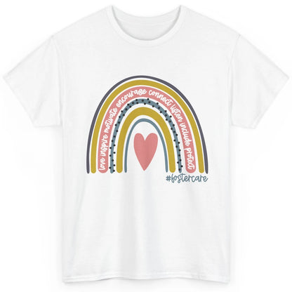 Foster Care Parents Support Rainbow Adoption Love Inspire Classic Unisex T-Shirt