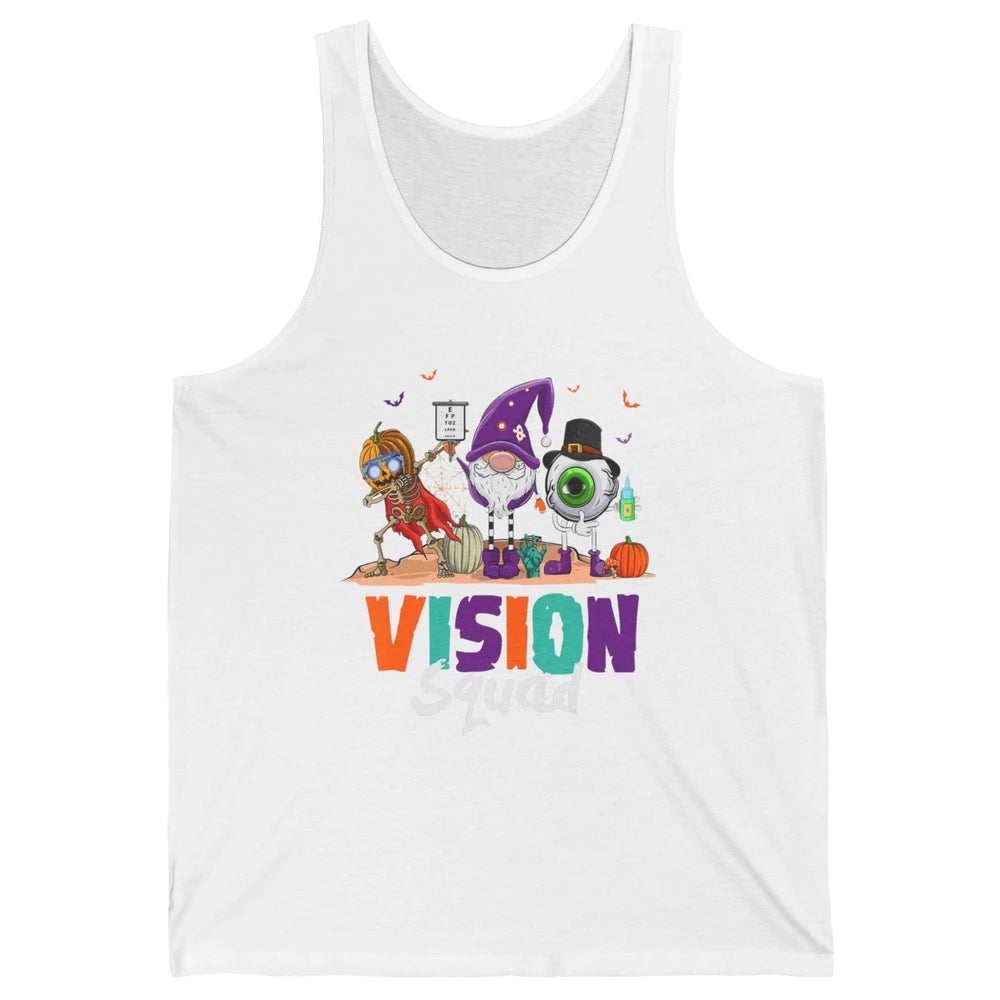 Vision Squad Optometry Optometrist Witch Halloween Spooky Unisex Jersey Tank