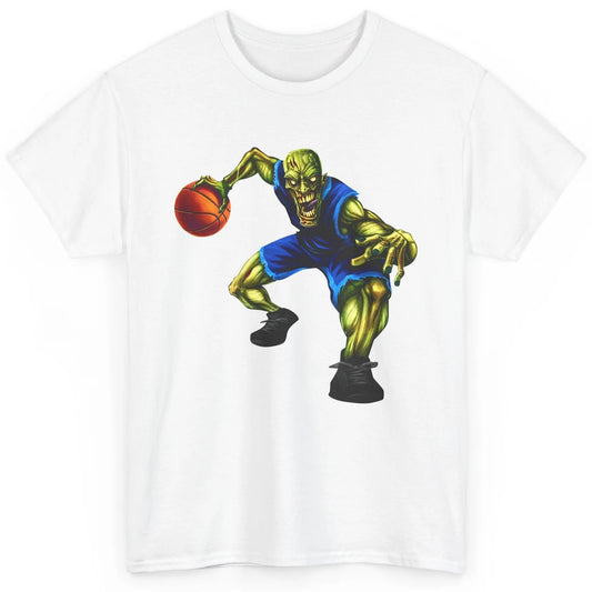 Zombie Basketball Halloween Basketball Players Scary Costume Classic Unisex T-Shirt