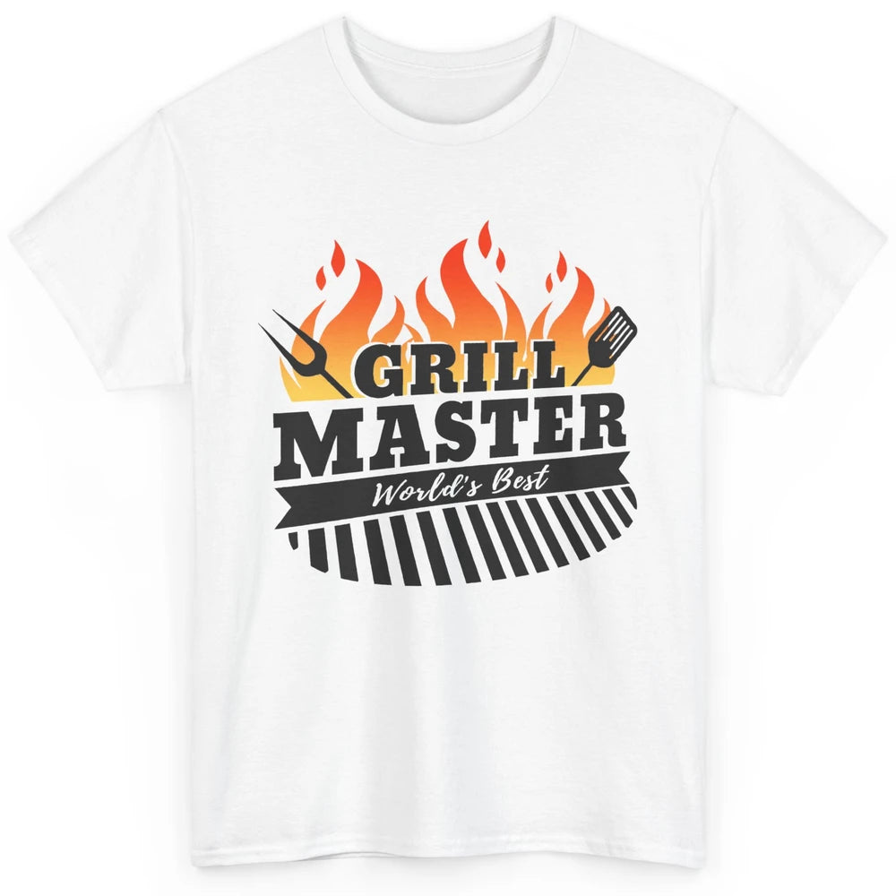 Funny BBQ Grill Master World's Best Grillfather Grillers Classic Unisex T-Shirt