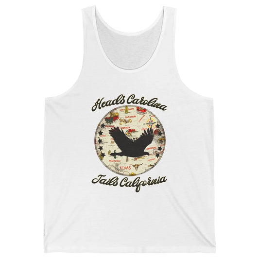 Vintage Heads Carolina Tail California Western Country Unisex Jersey Tank