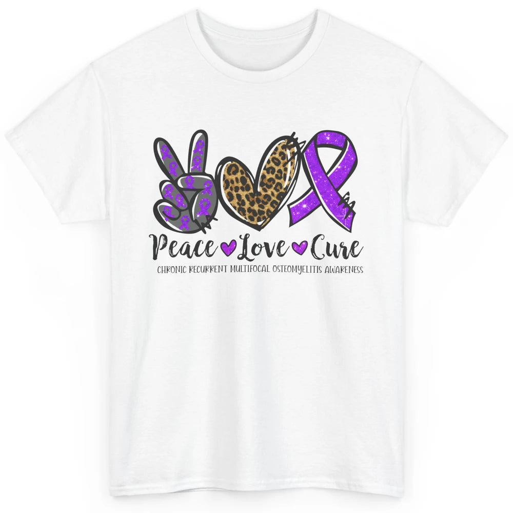 Chronic Recurrent Multifocal Osteomyelitis Peace Love Cure Classic Unisex T-Shirt