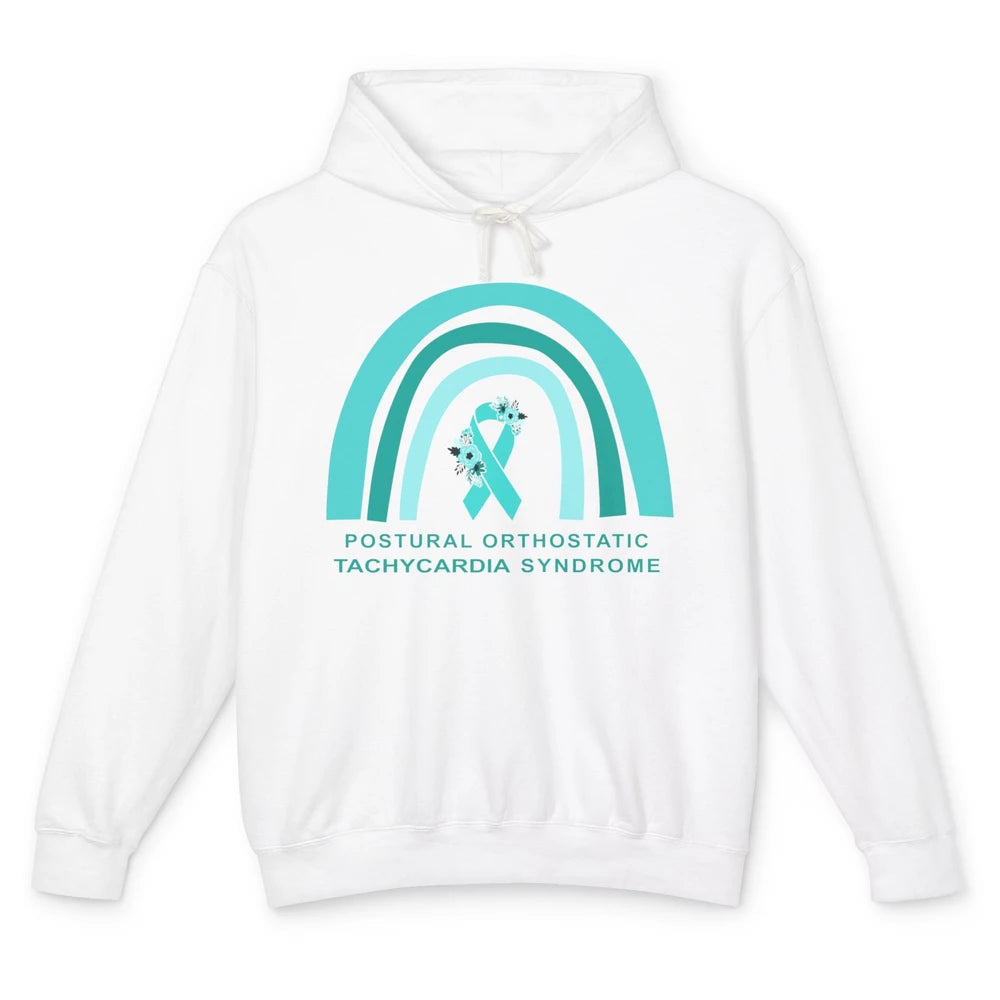 POTS Postural Orthostatic Tachycardia Syndrome Turquoise Unisex Lightweight Hoodie