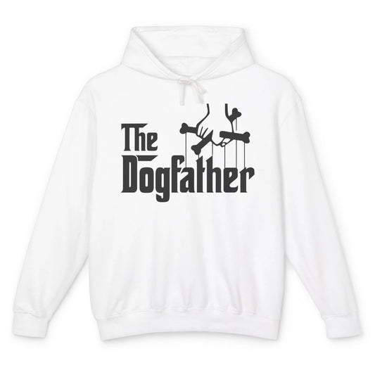 The Dogfather Parody Dog Lovers Funny Dog Dad Fathers Day Unisex Lightweight Hoodie